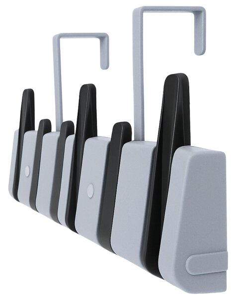Wieszak ścienny PIANO HANGER 45,5x11 cm, szaro-czarny