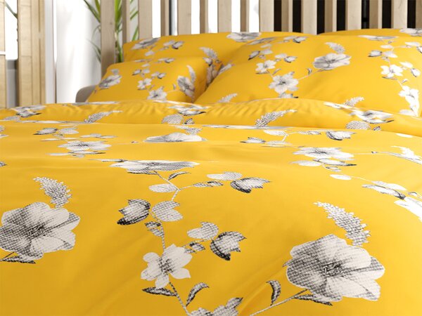 Pościel z mikrofibry YELLOW ROSE żółte Rozmiar pościeli: 70 x 90 cm | 140 x 200 cm