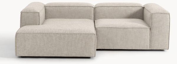 Narożna sofa modułowa z mieszanki lnu Lennon (2-osobowa)