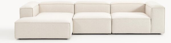 Narożna sofa modułowa z mieszanki lnu Lennon (4-osobowa)