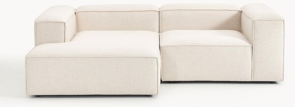Narożna sofa modułowa z mieszanki lnu Lennon (2-osobowa)