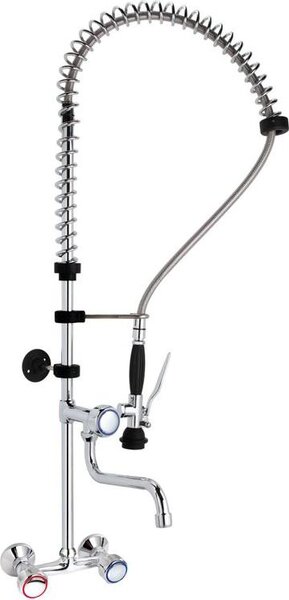 Bateria Kuchenna Z Wylewk I Prysznicem Do Montau Na cian Wys. 101 Cm - Hendi 810293