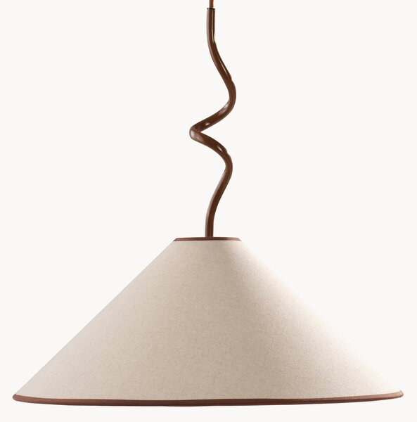 Lampa wisząca z lnu Juliet