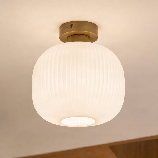 Lampa sufitowa Evey NOLA, możliwość ściemniania, biały / opal, salon / jadalnia, szkło, skandynawski