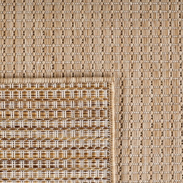 Beżowy okrągły dywan odpowiedni na zewnątrz ø 80 cm Mira 1450 – Ayyildiz Carpets