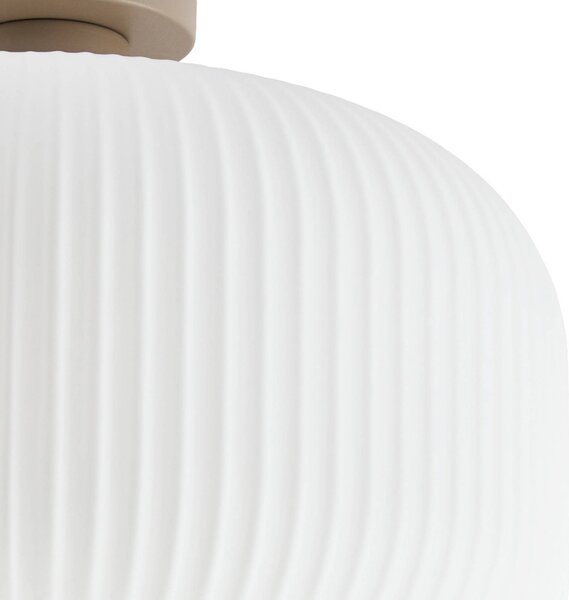 Lampa sufitowa Evey NOLA, możliwość ściemniania, biały / opal, salon / jadalnia, szkło, skandynawski