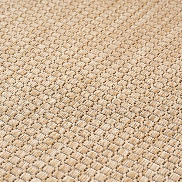 Beżowy okrągły dywan odpowiedni na zewnątrz ø 80 cm Mira 1450 – Ayyildiz Carpets