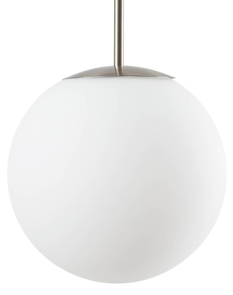 Lampa wisząca Marike Lindby, możliwość ściemniania, biały / opal, salon / jadalnia, szkło, nowoczesny