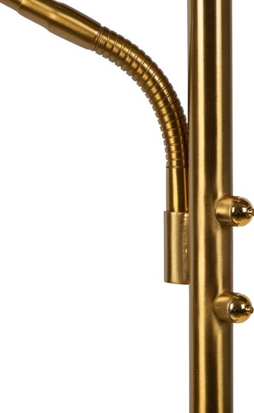 Lucide Lampa stojąca ZENITH, możliwość ściemniania, mosiężny / złoty, salon / jadalnia, metal, nowoczesny