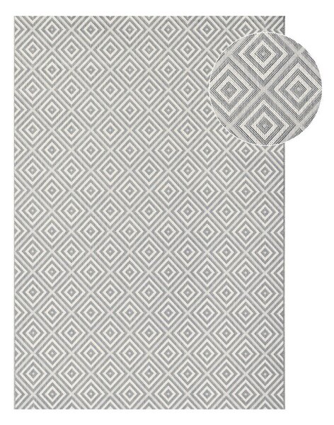 Szary chodnik odpowiedni na zewnątrz NORTHRUGS Karo, 80x150 cm