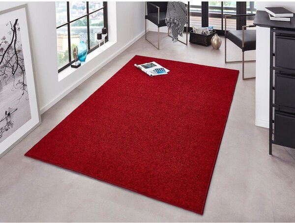 Czerwony dywan Hanse Home Pure, 80x150 cm