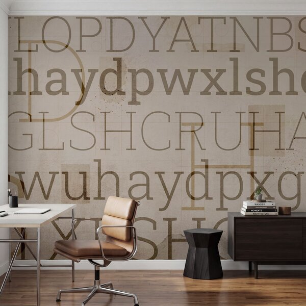 Fototapeta Wzory tekstowe o różnych rozmiarach i stylach, Fototapety Abstrakcja, Popularne Fototapety, t00865 - Tapeko.pl