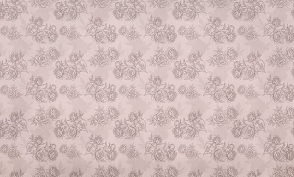 Fototapeta Wzór kwiatowy z delikatnymi liniami, Fototapety Kwiaty, Popularne Fototapety, t00864v2 - Tapeko.pl
