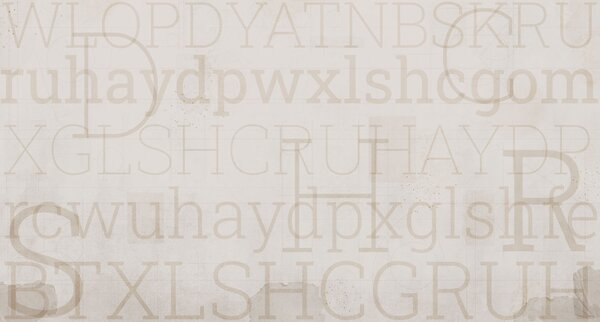 Fototapeta Białe tło z literami, Fototapety Abstrakcja, Popularne Fototapety, t00865v1 - Tapeko.pl