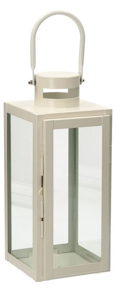 Lampion Metalowy Elegance White 40 cm