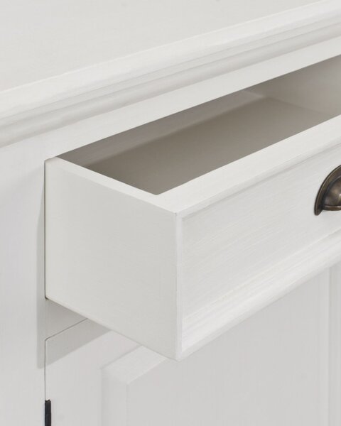 Komoda Brighton 4 drzwi + 4 szuflady white