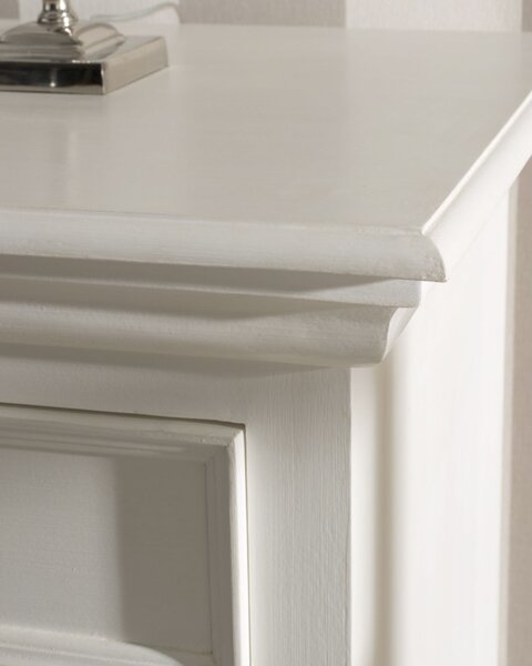 Komoda Brighton 3 szuflady + 3 drzwi white