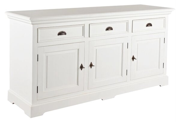 Komoda Brighton 3 szuflady + 3 drzwi white