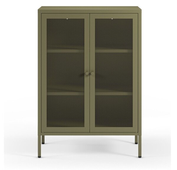 Zielona metalowa szafka 70x100x40 cm Fayna – Marckeric