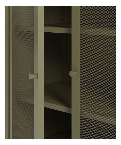 Zielona metalowa szafka 70x100x40 cm Fayna – Marckeric