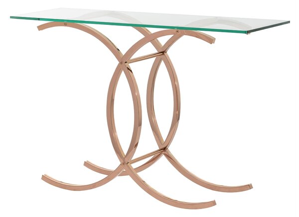 Konsola Chica rose gold 128x40x79cm