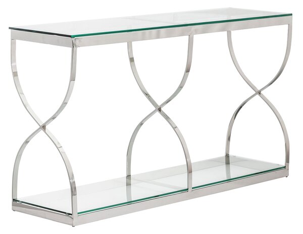 Konsola Dubai silver 140x40x80