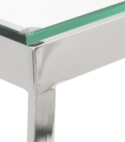 Konsola Dubai silver 140x40x80