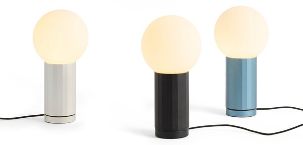 Lampa Stołowa HAY, TURN ON, ściemnialny, czarny, salon, szkło, nowoczesny