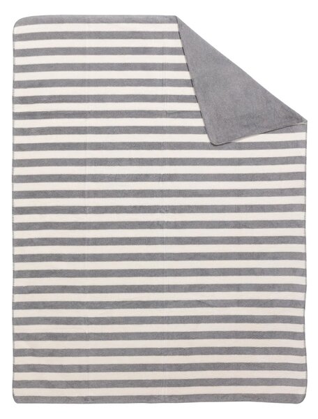 Koc Cosy Home 150x200cm Gray Stripes