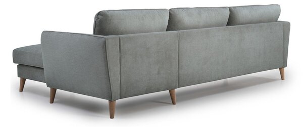 Jasnoszary narożnik Scandic Paris, prawy róg, 278 cm
