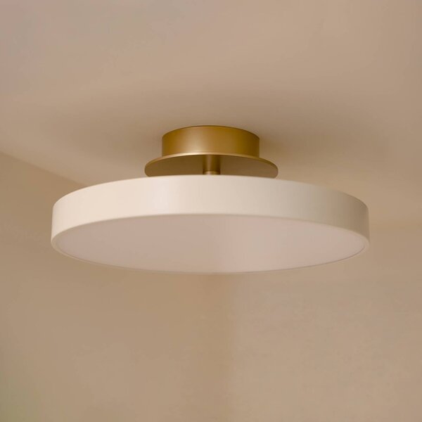 UMAGE Lampa sufitowa designerska Asteria UP PLUS, możliwość ściemniania, kremowy / amber, salon / jadalnia, metal, design