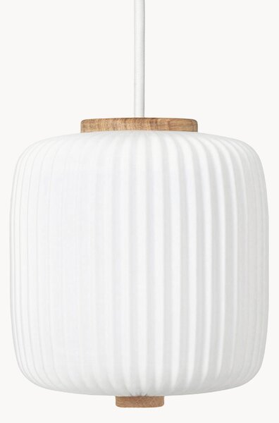 Lampa wisząca z dmuchanego szkła opalowego EK61