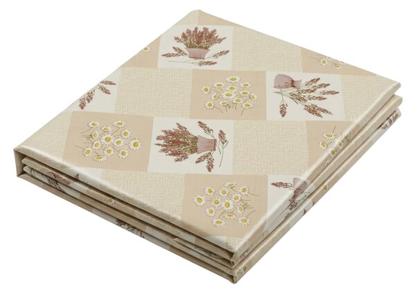 Obrus PVC BELLISA 120x140 cm, beżowy