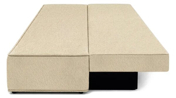Sofa z Funkcją Spania MAVIA Beżowa Boucle Nowoczesna