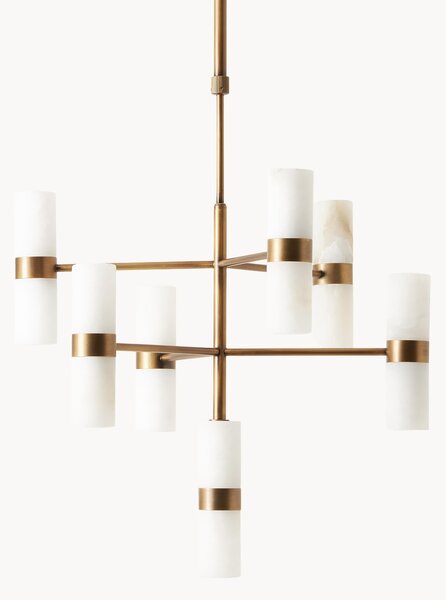 Lampa wisząca z alabastru Isaac