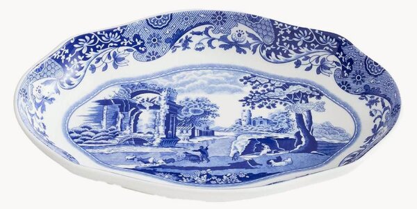 Talerz śniadaniowy z porcelany Blue Italian