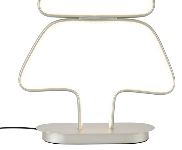 Świąteczna lampa stołowa Stalowa choinka z LED - Arbre