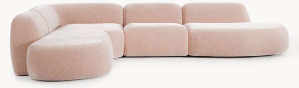 Narożna sofa modułowa XL z szezlongiem Wolke