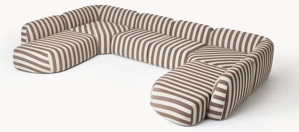 Sofa modułowa XL w paski Wolke