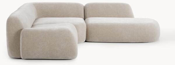 Narożna sofa modułowa z szezlongiem Wolke (4-osobowa)
