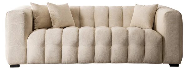 Sofa MODERNO 3S Trzyosobowa Kremowa Glamour