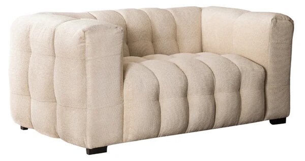 Sofa MODERNO 2S Dwuosobowa Kremowa Nowoczesna