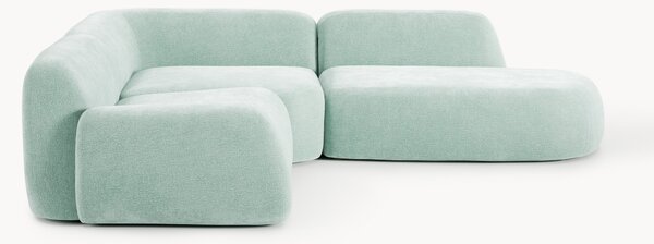 Narożna sofa modułowa z szezlongiem Wolke (4-osobowa)