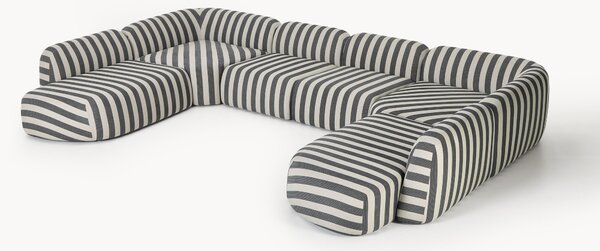 Sofa modułowa XL w paski Wolke