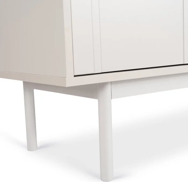 Komoda do Salonu MARLEN 155 cm Kaszmir Czterodrzwiowa Glamour