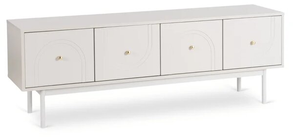 Szafka RTV do Salonu Czterodrzwiowa MARLEN 155 cm Kaszmir Nowoczesna
