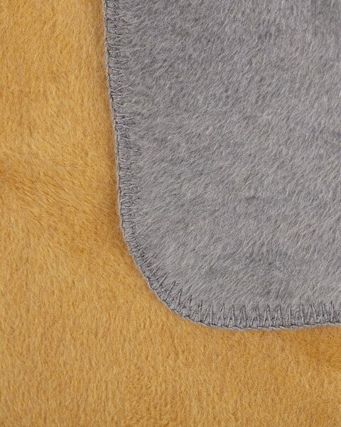 Koc Cosy Home 150x200cm Mustard&Grey