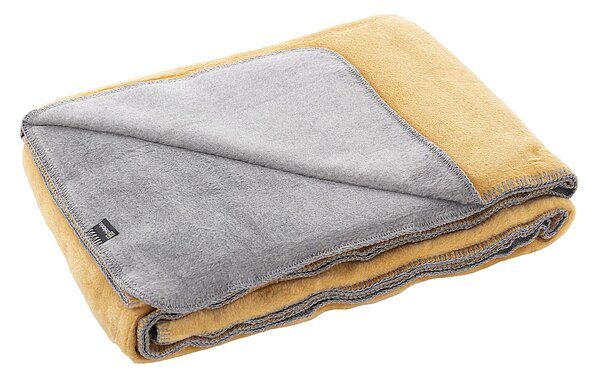 Koc Cosy Home 150x200cm Mustard&Grey