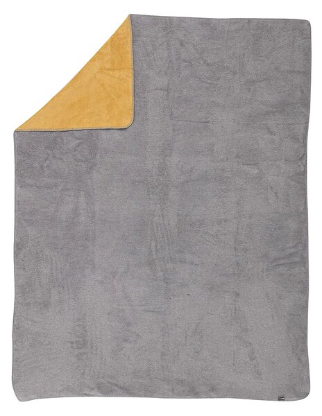 Koc Cosy Home 150x200cm Mustard&Grey