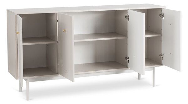 Komoda do Salonu MARLEN 155 cm Kaszmir Czterodrzwiowa Nowoczesna